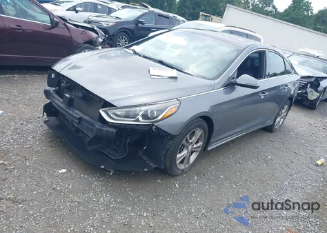 2018 Hyundai Sonata Sport+ из США, поврежденный, VIN 5NPE34AF3JH706830